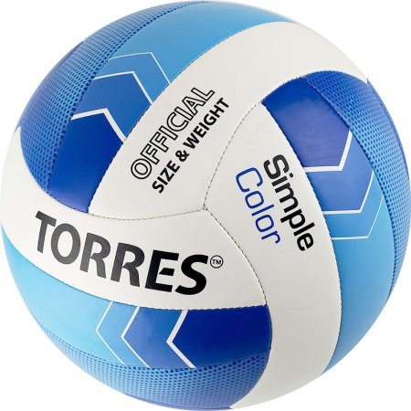 Купить Мяч волейбольный Torres Simple Color любительский р.5 в Лангепасе 